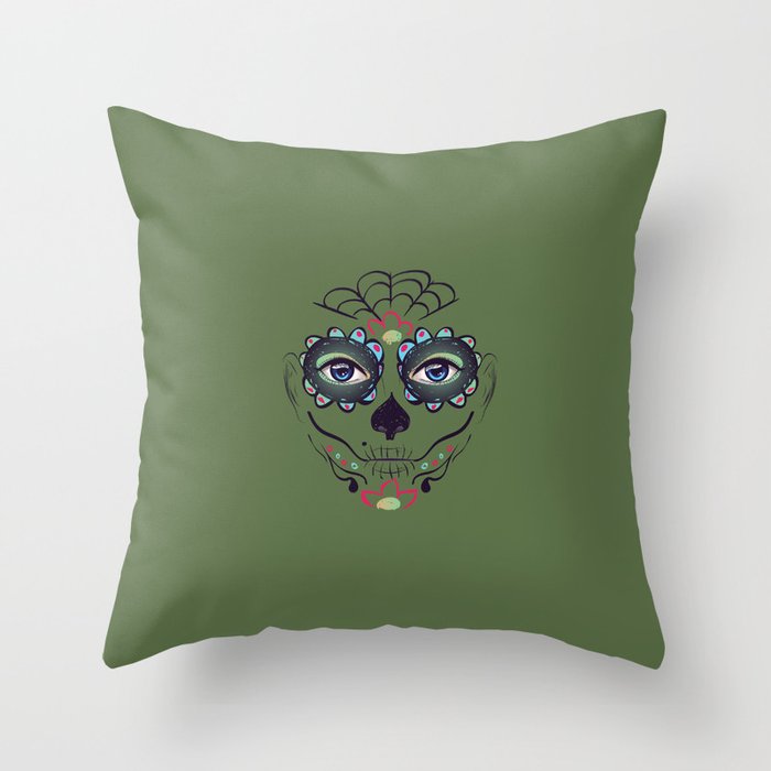 Sugar skull hotsell throw pillows