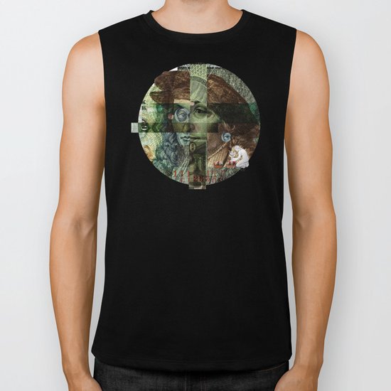 50 DM Collage Biker Tank