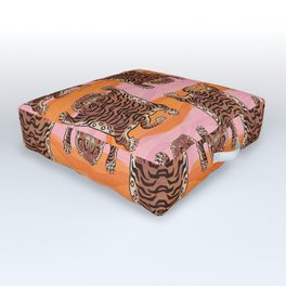 Tibetan Tiger // Stay Wild Color Wave Outdoor Floor Cushion