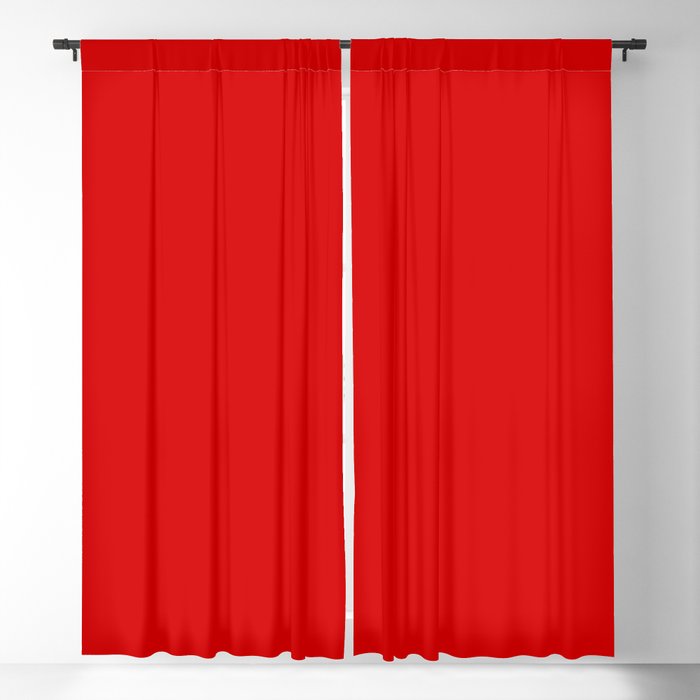 Romantic Red- Solid Color Blackout Curtain