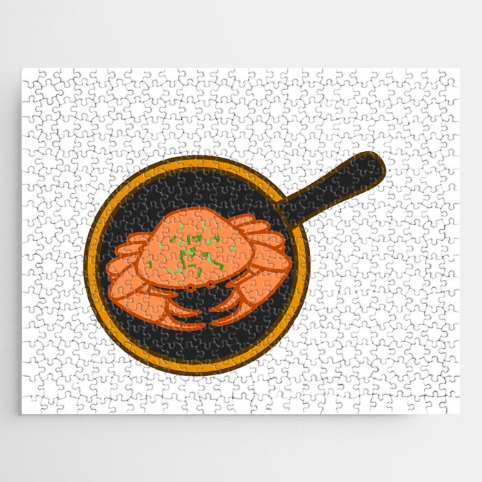 Yummy Now - Roasted Dungeness Crab Jigsaw Puzzle