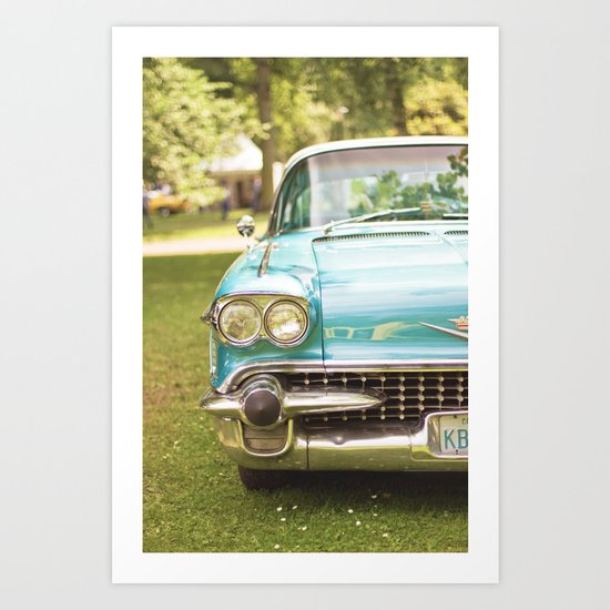 Vintage car Art Print