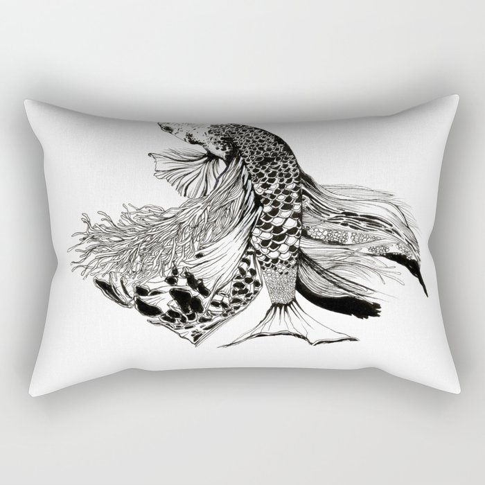 Fish Three Rectangular Pillow