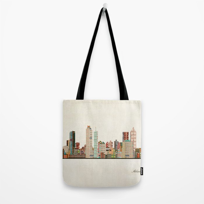 atlanta skyline Tote Bag by bri.buckley | Society6