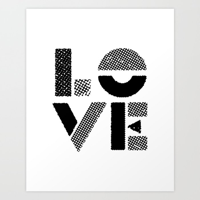 Love Black White Contemporary Minimalist Vintage Typography Poster Design Home Wall Decor Bedroom Art Print By Themotivatedtype Society6