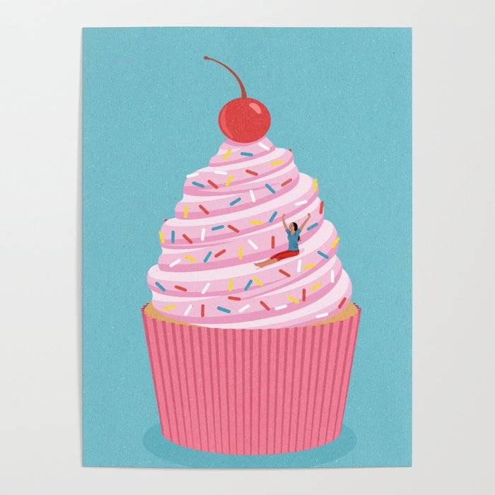 Cupcake slide Poster