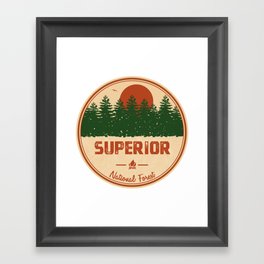 Superior National Forest Framed Art Print