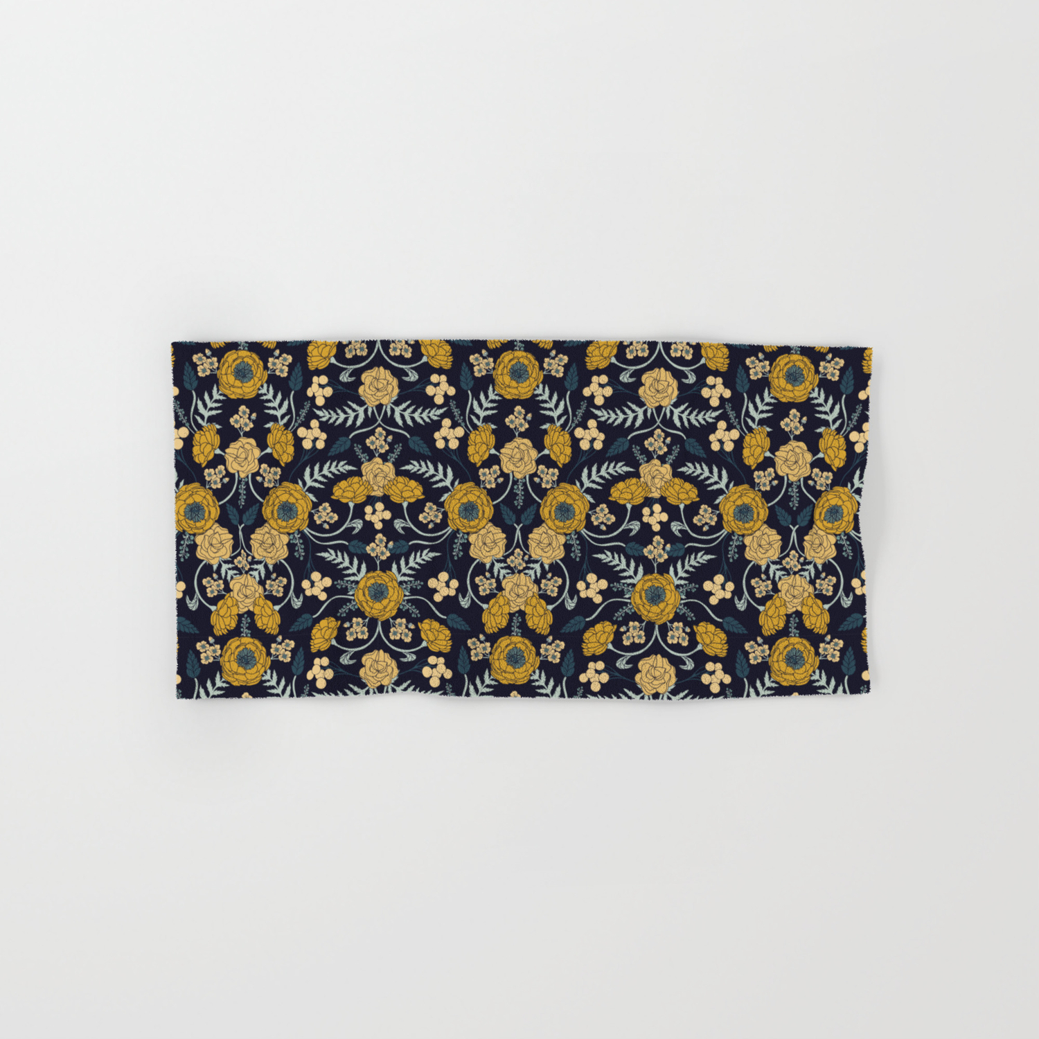 dark yellow towels