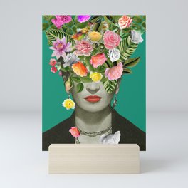 Frida Floral Mini Art Print