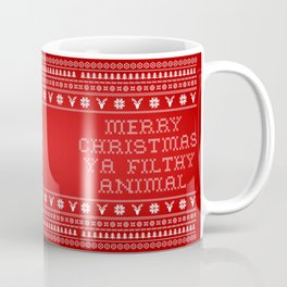 Filthy Animal Christmas Sweater Coffee Mug
