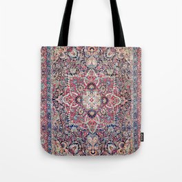Kashan Central Persian Rug Print Tote Bag