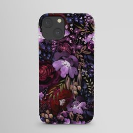 Deep Floral Chaos iPhone Case