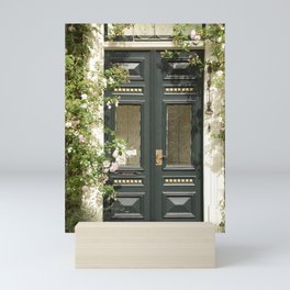 Romantic Green Door Mini Art Print