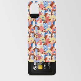 People Everywhere Seamless Pattern #3 Android Card Case