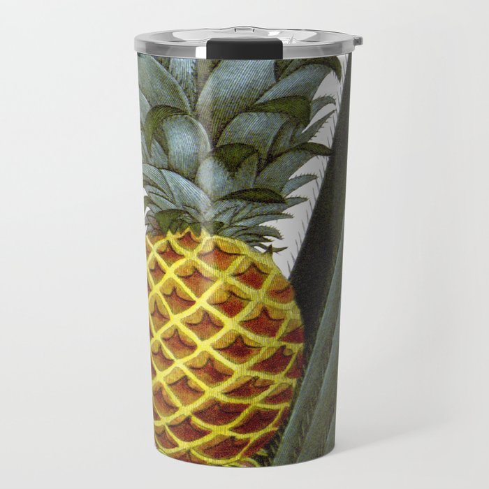 Pineapple Art Tropical Decor Travel Mug