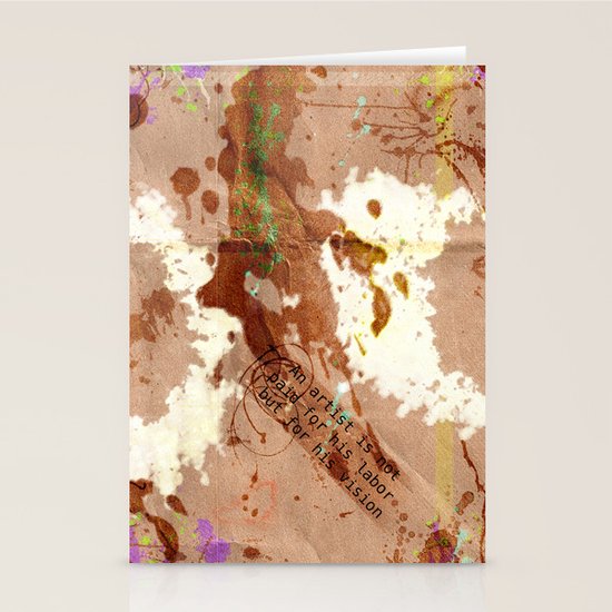 Splatter Stationery Cards