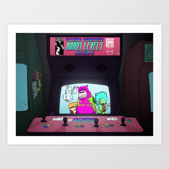 FBH Bonus Level Arcade Art Print