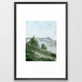 Landscape "Rolling Hills" Framed Art Print