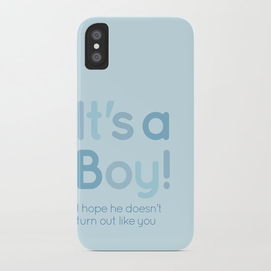 It's a boy! iPhone Case
