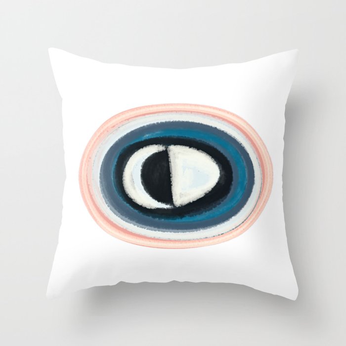 Imperfect Moon Phases Throw Pillow