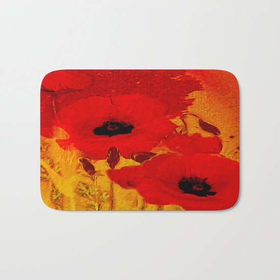 FLOWERS - Mellow yellow Bath Mat