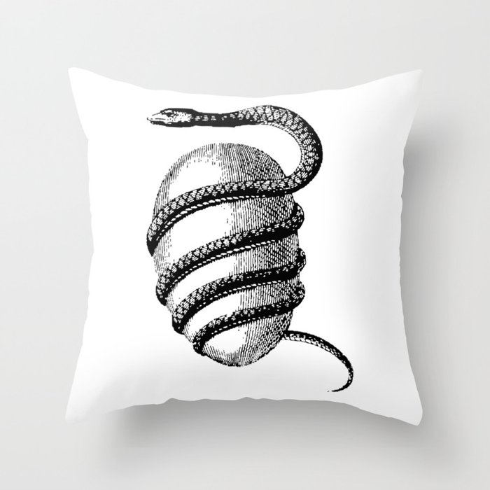 Orphic Egg Throw Pillow