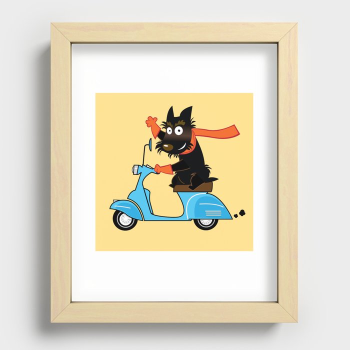 Scottie and Scooter Recessed Framed Print