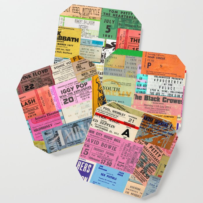 I miss concerts - ticket stubs Coaster | Collage, I-miss-live-music, I-miss-concerts, Concert-ticket-stubs, Ticket-stubs, Concert-tickets, Vintage-concert, Concert-shirt, Concert-poster, Live-music