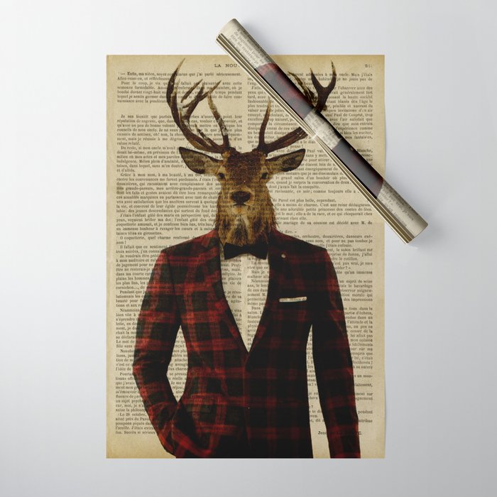 Lord Stag Wrapping Paper