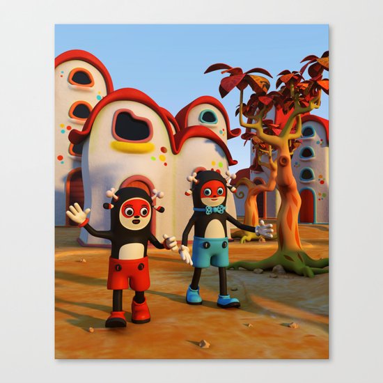 Goodbye Matatoon town Canvas Print