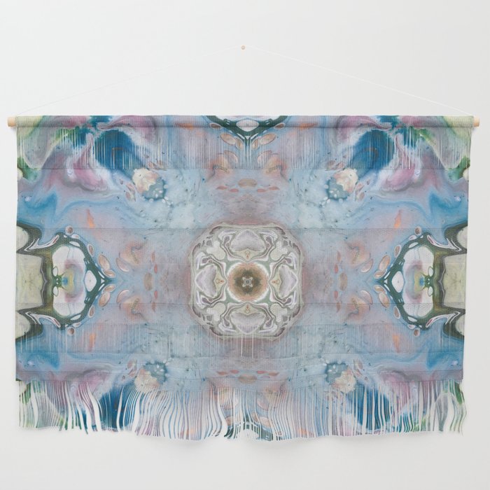 Blue Stone Abstract Design Wall Hanging By Artaddiction45 Society6