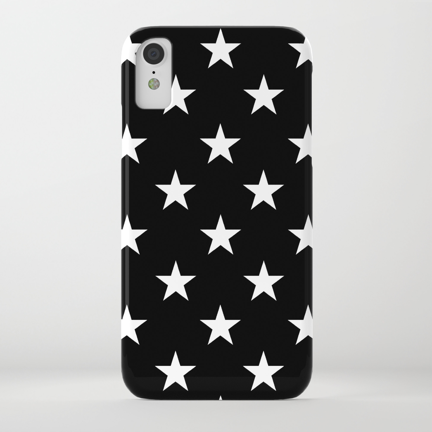Stars White Black Iphone Case By 10813apparel Society6