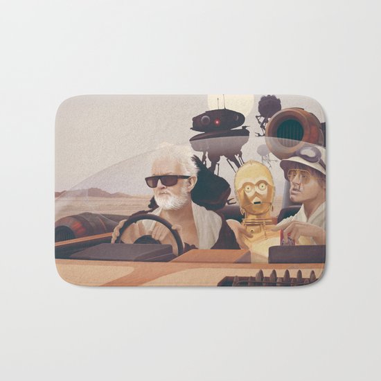 Fear and Loathing on Tatooine Bath Mat