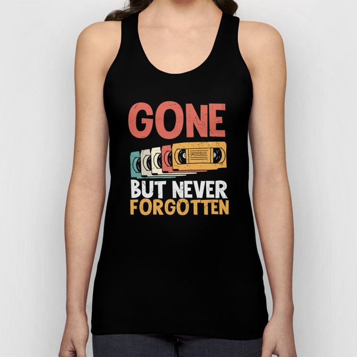Gone But Never Forgotten Video Tapes Tank Top