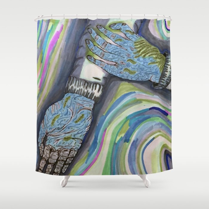 Calming Breeze Shower Curtain By, Calming Shower Curtains