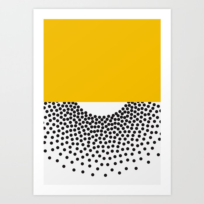Abstract Art Print Polka Dots Print Abstract Poster Minimalist