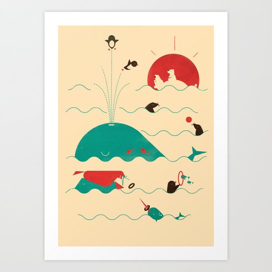 Arctic Playground Art Print