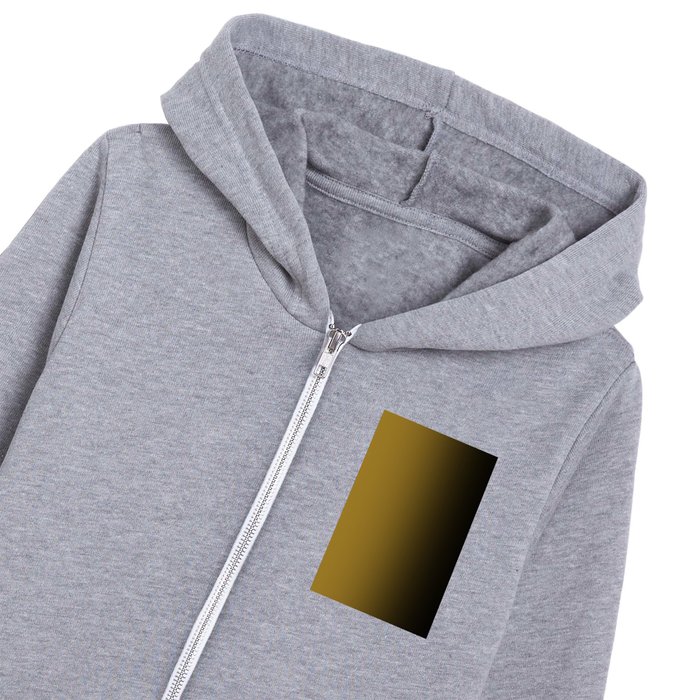Color Fade To Black Ombre 47 Kids Zip Hoodie by Seven Mustard