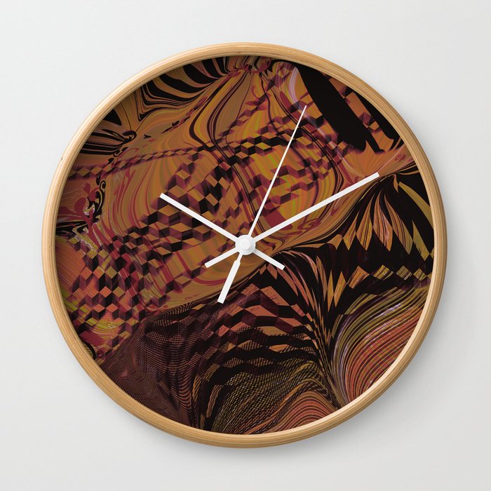 Journey Caramel  Wall Clock