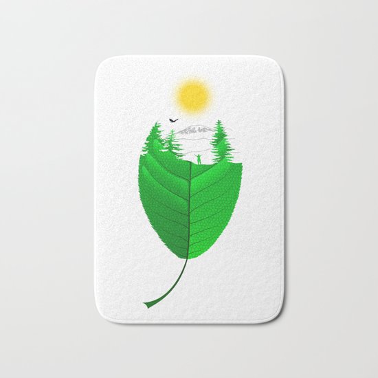 Leaf Bath Mat