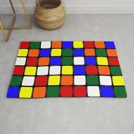 Unravelled Rug | Drawing, Colourful, Rubiks, Cube, Games, Unravelled, Digital, Game, Rubikscube, Fun 