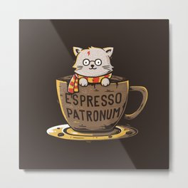 Espresso Patronum Metal Print | Movies, Ilovecats, Customtshirts, Coffee, Drawing, Coffeelover, Cat, Cheaptshirts, Patronum, Tee 