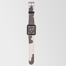 Howdy Cowhide in Brown + Tan Apple Watch Band
