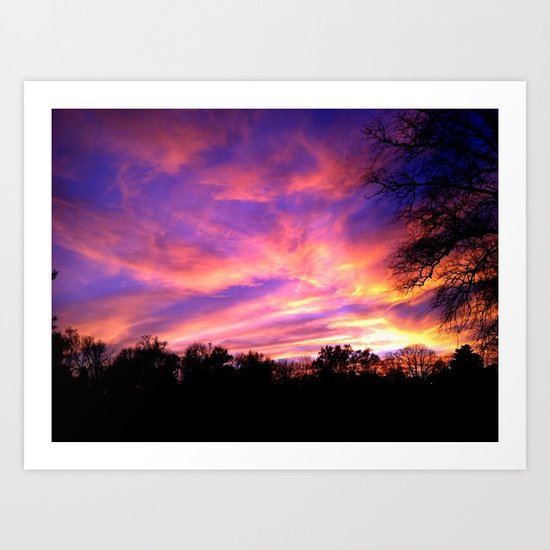 The Soft Edible Sky Art Print
