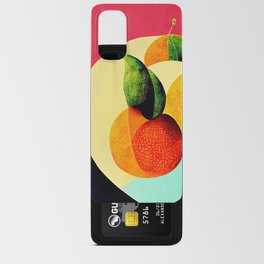 Tropical Fusion - Abstract Minimalist Digital Retro Poster Art Android Card Case