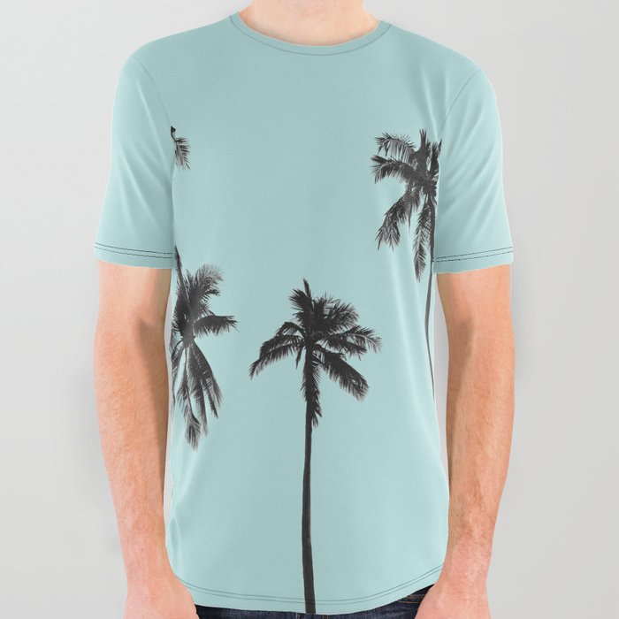 Palm trees 5 All Over Graphic Tee