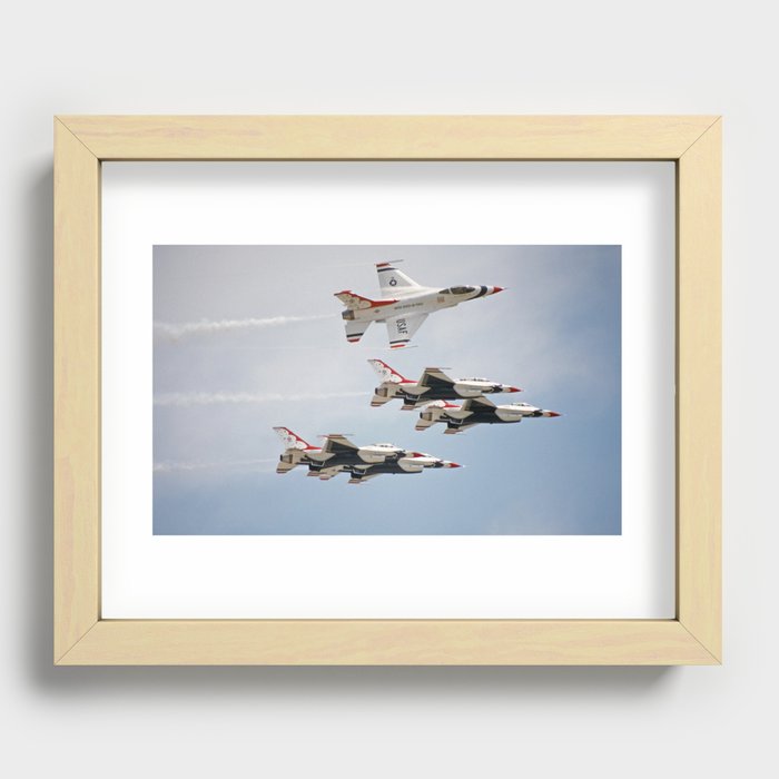 Air Force Thunderbirds Recessed Framed Print