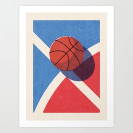 BALLS / Basketball - outdoor II Art Print