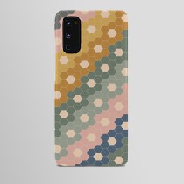 Hexagon Flowers Android Case
