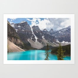 8958 Art Print | Rockies, Albertalakes, Lake, Photo, Canada, Landscape, Beautiful, Banff, Nature, Water 